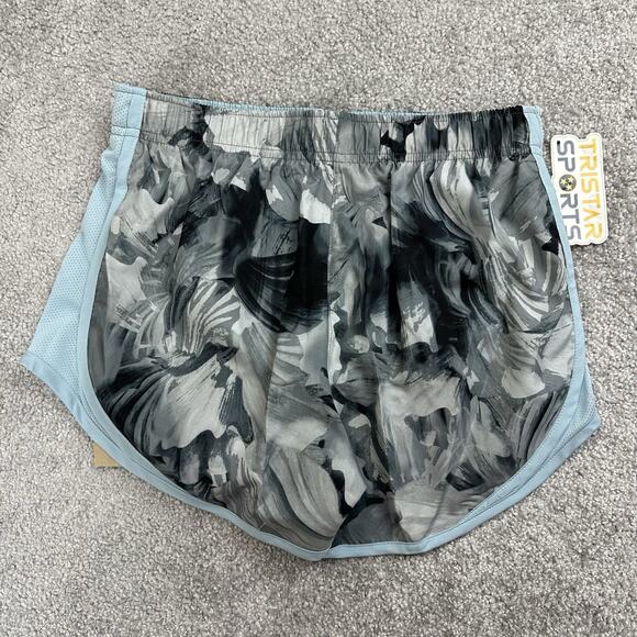 Nike Tempo Dri-Fit Running Shorts Womens Size XS Blue Gray AOP DV9862-010 - Picture 2 of 10